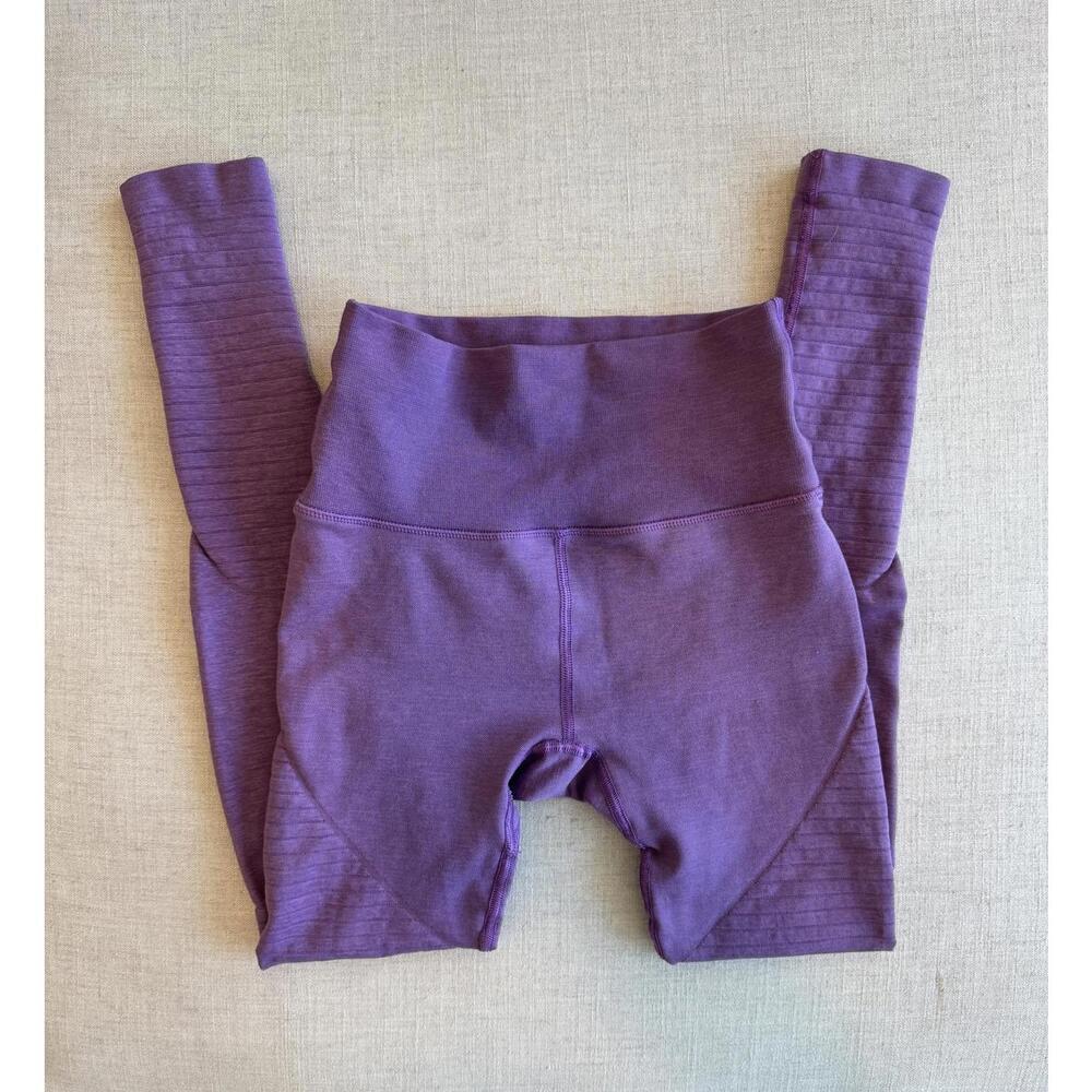 Alphalete OG Revival Leggings Purple Size XS - Picture 2 of 5